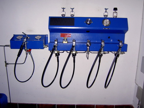 Füllstation Anschlüsse